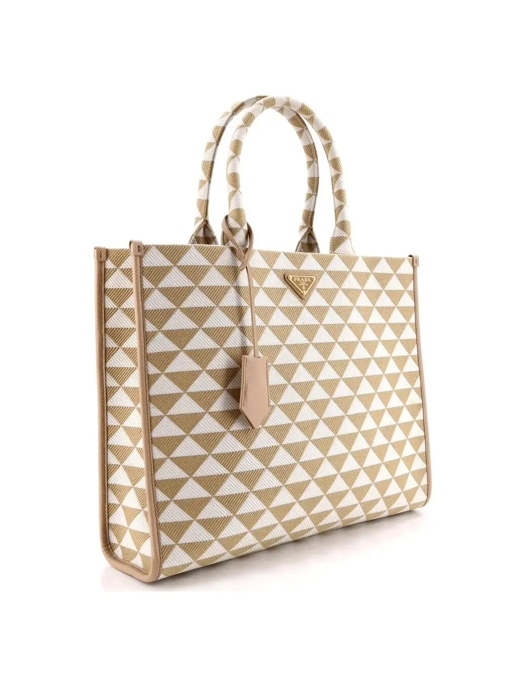 Prada Symbole Shopper Tote Jacquard #340485P22B